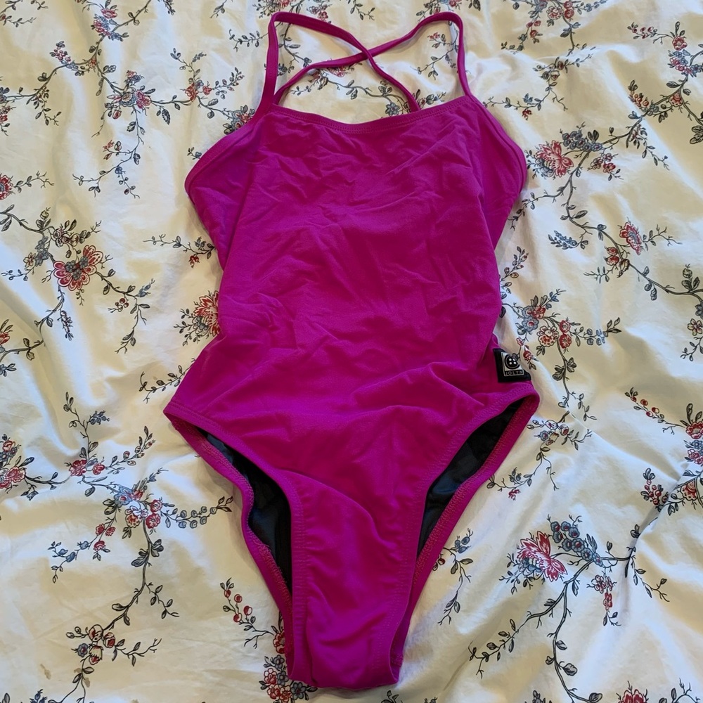 Jolyn GT Range Tie-Back Onesie in Magenta (Size 26) BNWT *DISCONTINUED STYLE*
